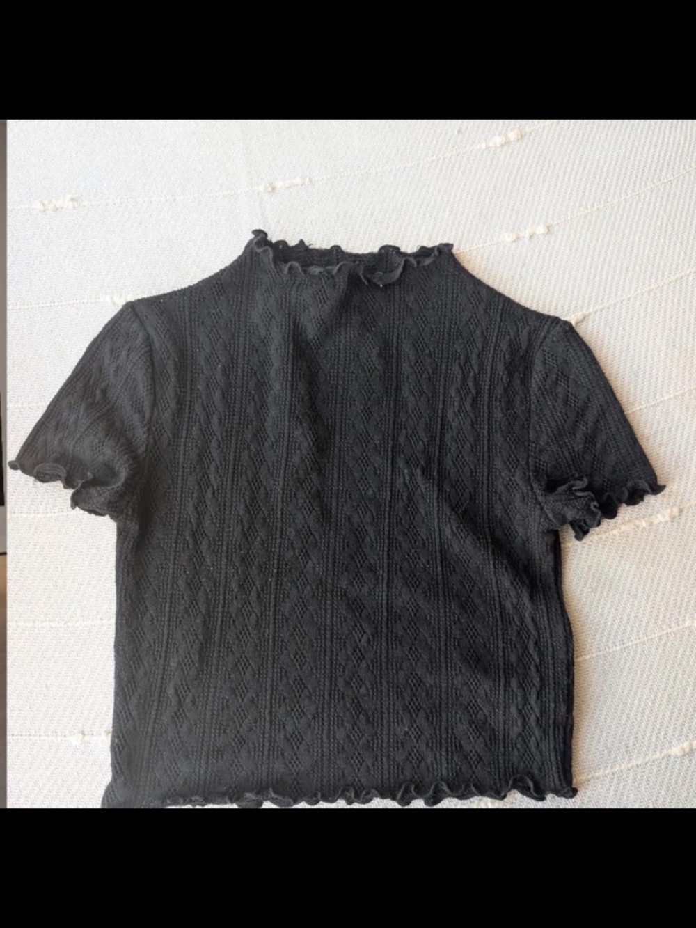 Turtleneck black shirt